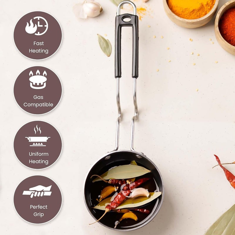 Kashvi Premium Black Dosa Tawa and Tadki Set - Image 3